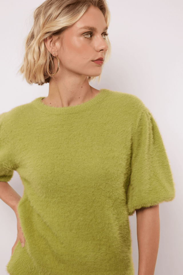 Moraine knit top | Palm| Fluresk - Fluresk - wonder & melon