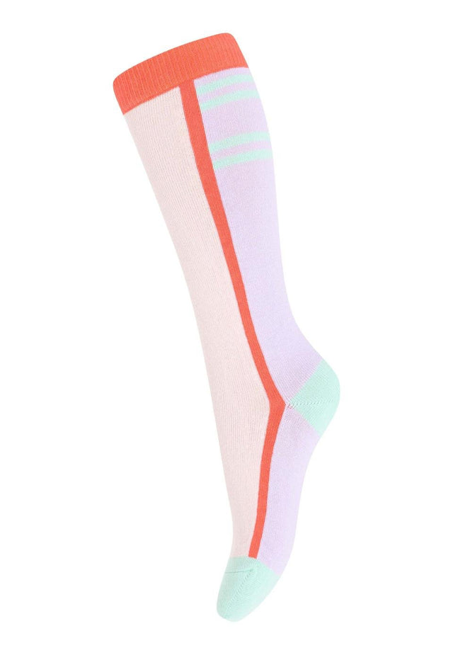 MP | Block knee socks | Cloud Lilac col.4111 - MP Denmark - wonder & melon