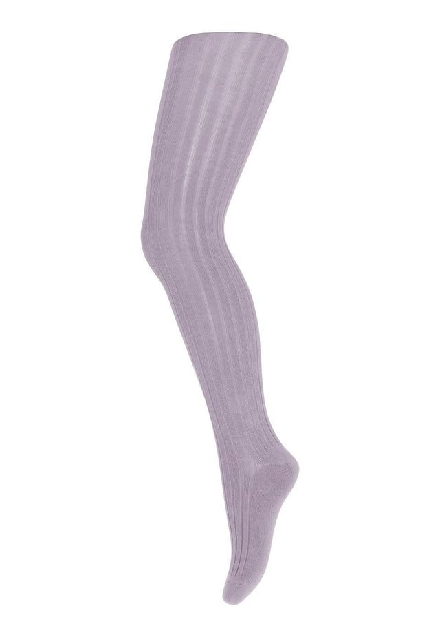 MP | Cotton rib tights | Lavender Sky col.1022 - MP Denmark - wonder & melon