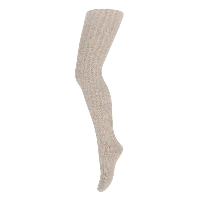 MP Rib Tights | Beige Melange 108 - MP Denmark - wonder & melon