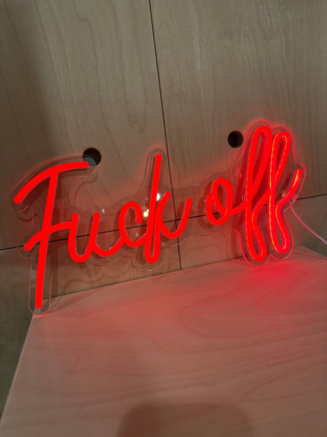 Neonlamp | Fuck Off - wonder & melon - wonder & melon