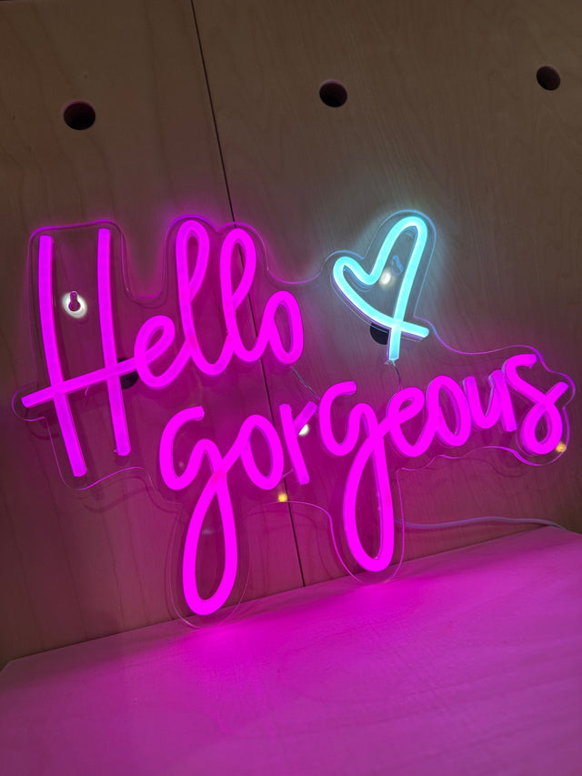 Neonlamp | Hello Gorgeous - wonder & melon - wonder & melon