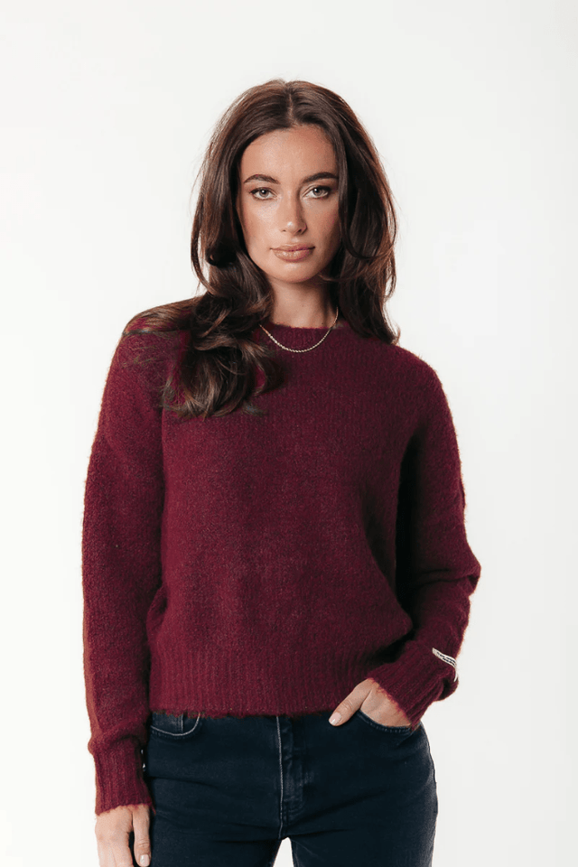 Olivia Crewneck Knitted Sweater | Colourful Rebel - Colourful Rebel - wonder & melon