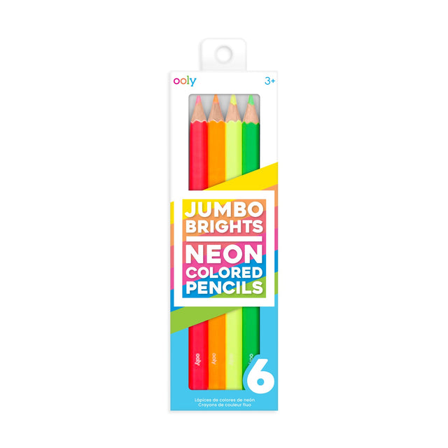 Ooly | Jumbo Brights Colored Pencils | Neon - Ooly - wonder & melon