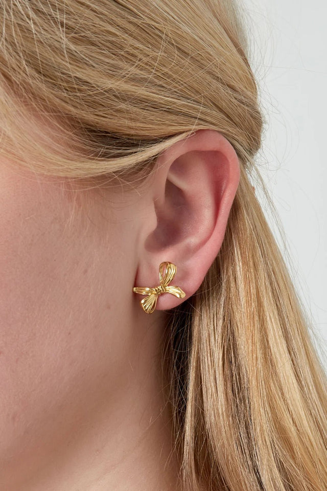 Oorbel Put a Bow on It | Goud - wonder & melon - wonder & melon