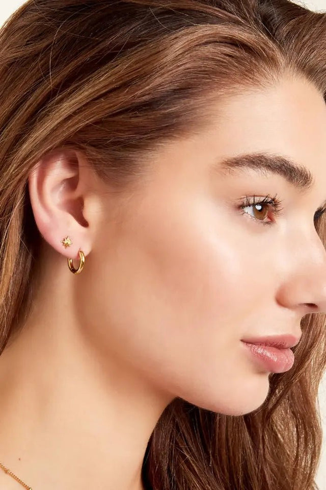 Oorbel Ring | Medium | Goud - wonder & melon - wonder & melon