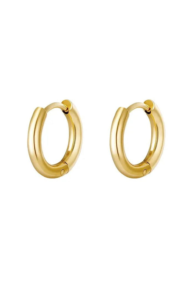 Oorbel Ring | Medium | Goud - wonder & melon - wonder & melon