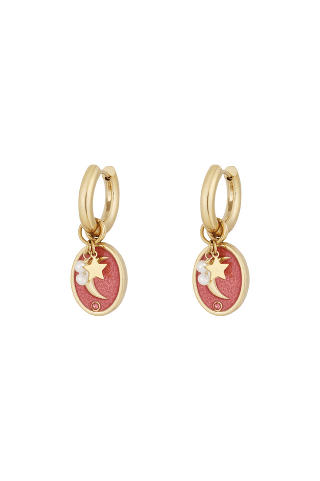 Oorbellen | Maantje | Parels - wonder & melon - wonder & melon