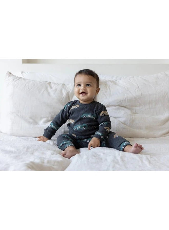 Pyjama Winter Premium | Antraciet Melange | Feetje - Feetje - wonder & melon