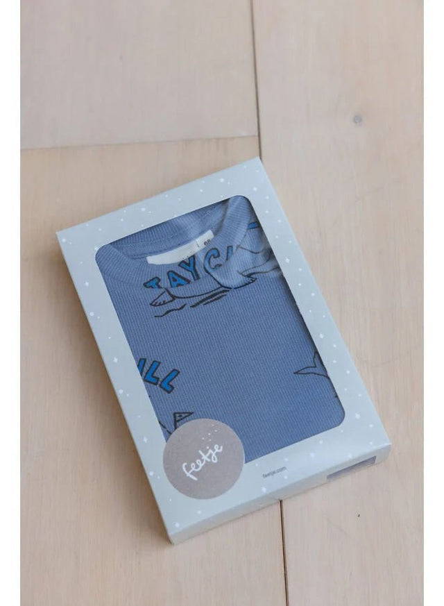 Pyjama Winter Premium | Blauw | Feetje - Feetje - wonder & melon