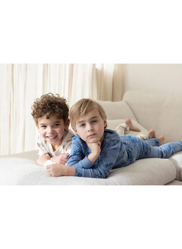 Pyjama Winter Premium | Blauw | Feetje - Feetje - wonder & melon