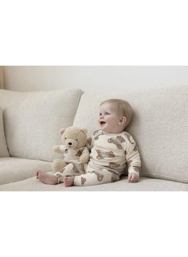 Pyjama Winter Premium | Offwhite Melange | Feetje - Feetje - wonder & melon