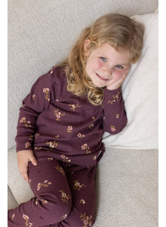 Pyjama Winter Premium | Wijn Melange | Feetje - Feetje - wonder & melon