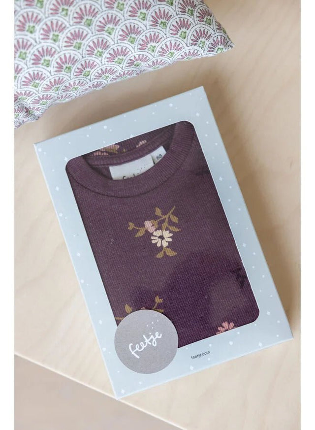 Pyjama Winter Premium | Wijn Melange | Feetje - Feetje - wonder & melon