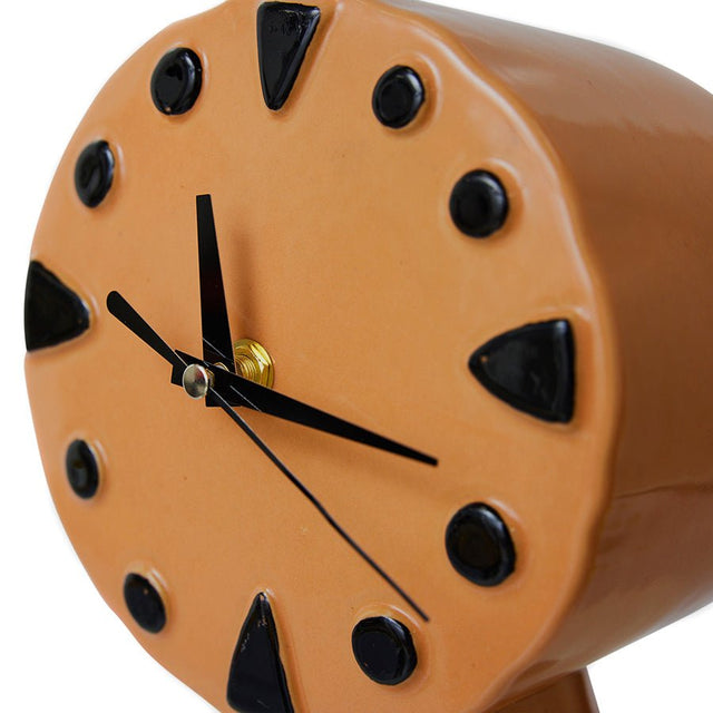 Retro ceramic clock | Peach | HKliving - HKliving - wonder & melon