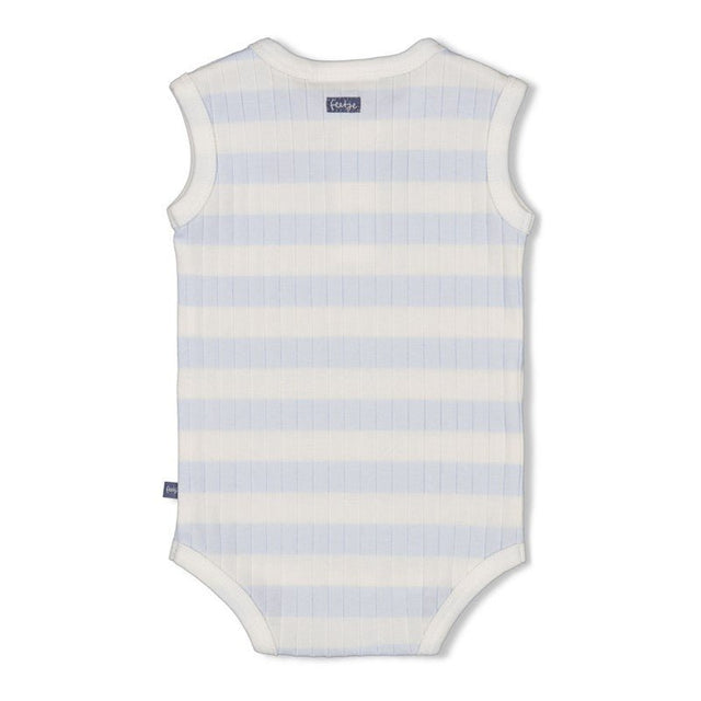 Romper rib met streep | Blue Ocean | Feetje - Feetje - wonder & melon