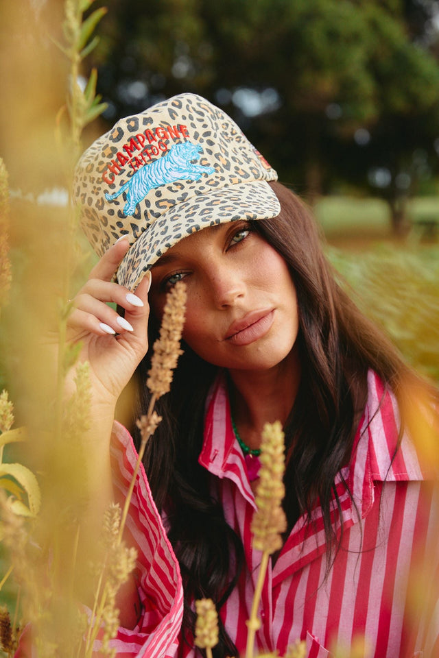 SABBI | Leopard Champagne Tattoo Cap - Sabbi - wonder & melon