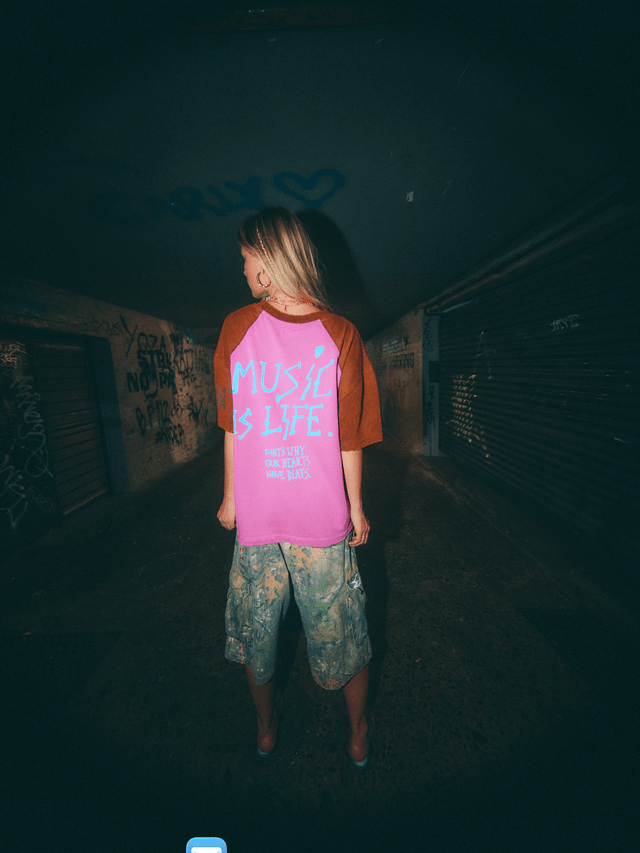 SABBI | Music is Life Tee Pink - Sabbi - wonder & melon