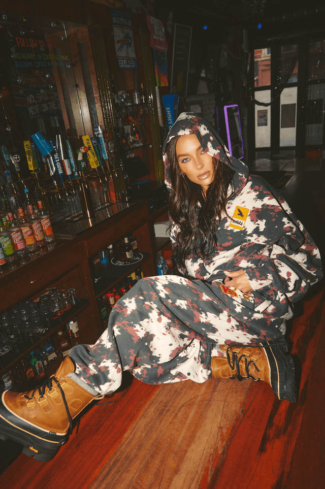 SABBI | The Cowprint Cuffed Sweat Pants - Sabbi - wonder & melon