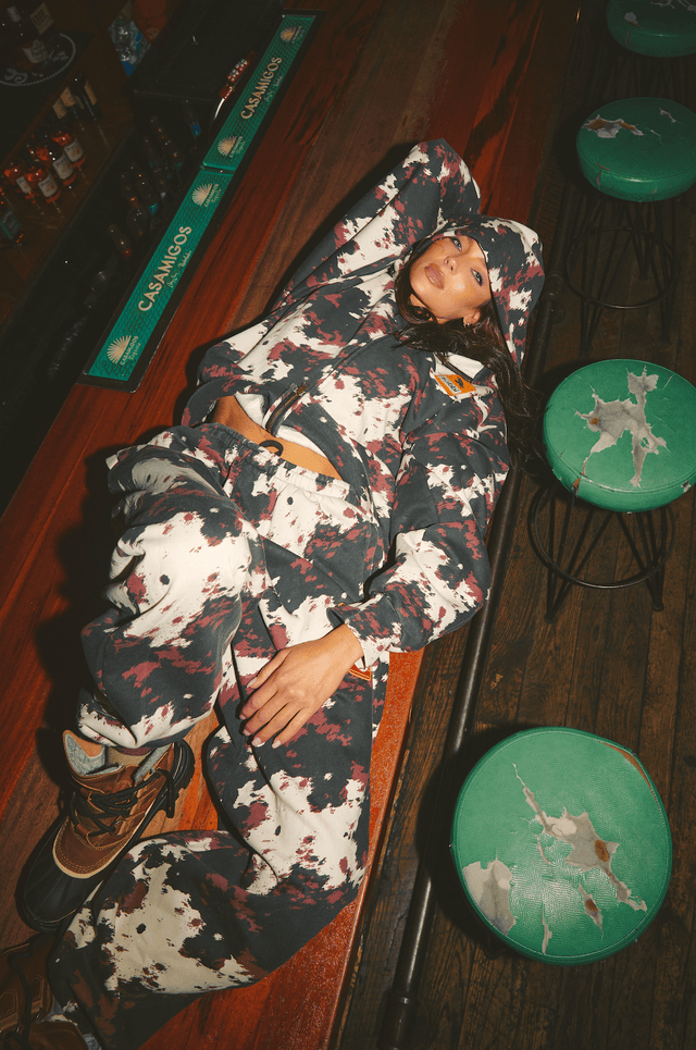 SABBI | The Cowprint Cuffed Sweat Pants - Sabbi - wonder & melon