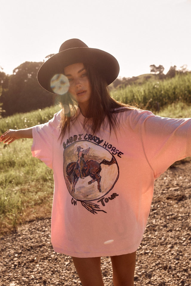 SABBI | The Crazy Horse Tee | Pink - Sabbi - wonder & melon