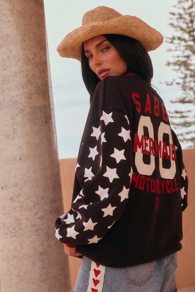 SABBI | The Diego Jumper Dream Big Brenda | Black - Sabbi - wonder & melon
