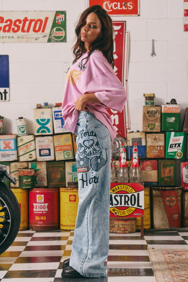 SABBI | The Mermaid Racing Denim Jeans - Sabbi - wonder & melon