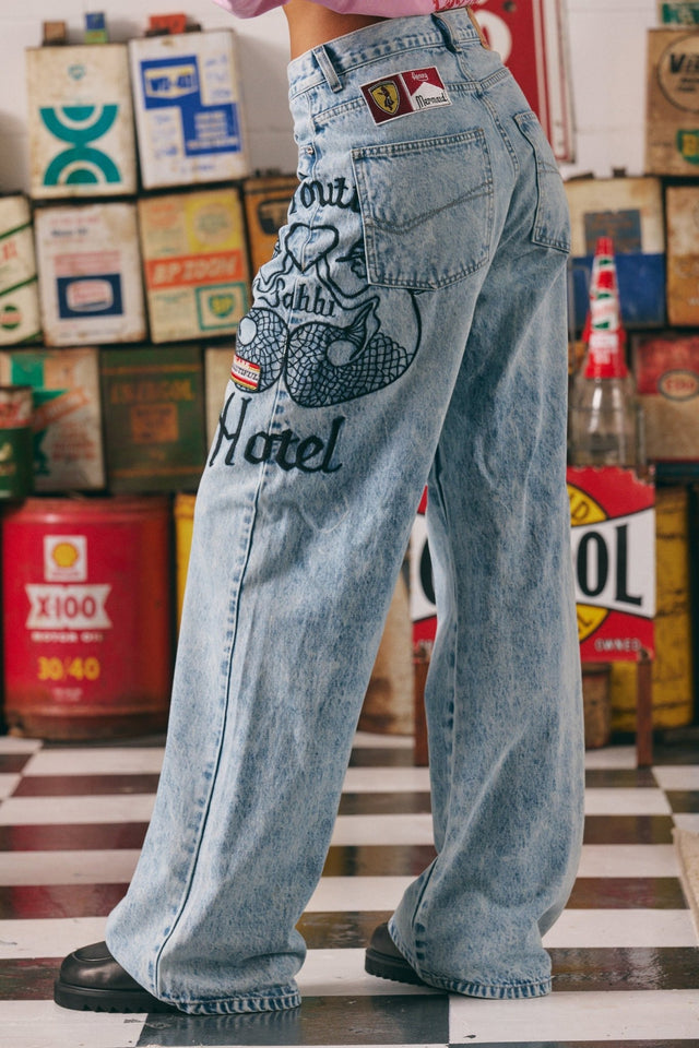 SABBI | The Mermaid Racing Denim Jeans - Sabbi - wonder & melon