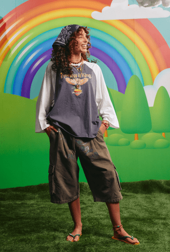 SABBI | The Raglan Kindness is King Tee - Sabbi - wonder & melon