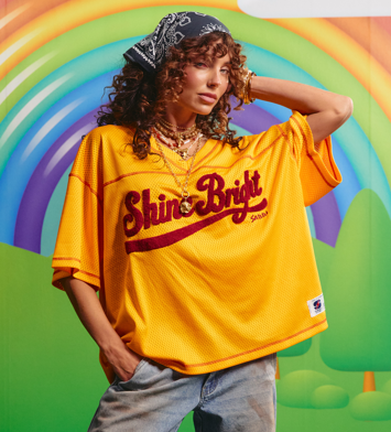 SABBI | The Shine Bright Mesh Tee | Yellow - Sabbi - wonder & melon