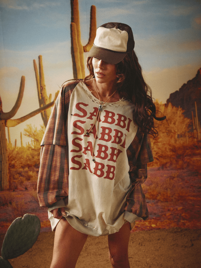 SABBI | The Vintage Roadhouse LS Tee - Sabbi - wonder & melon