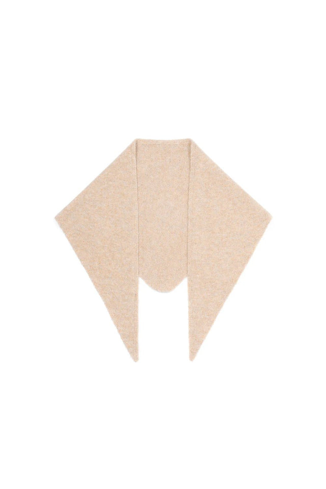 Sjaal | Driehoek | Camel - wonder & melon - wonder & melon