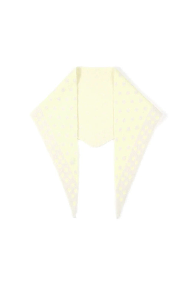 Sjaal | Driehoek | Pale Yellow - Stip - wonder & melon - wonder & melon