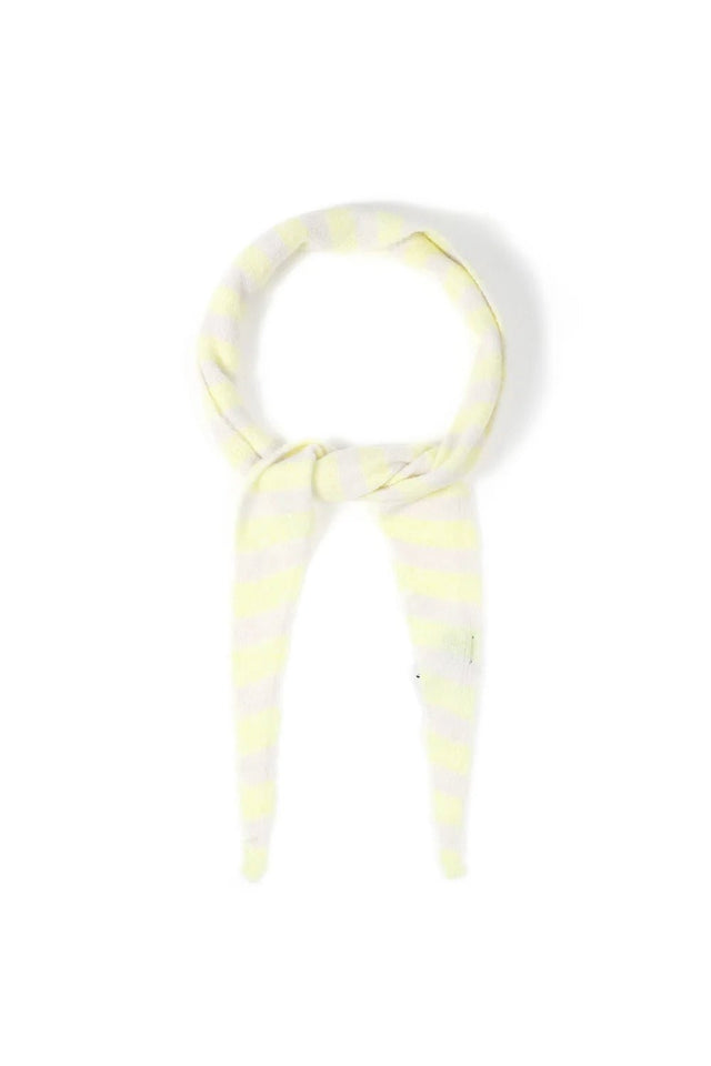 Sjaal | Driehoek | Pale Yellow - Stripe - wonder & melon - wonder & melon