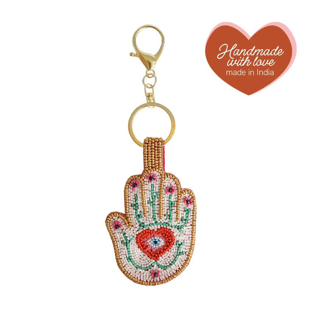 Sleutelhanger | Hand - All the luck in the world - wonder & melon