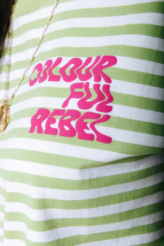 Streep shirt | Loose fit | Colourful Rebel - Colourful Rebel - wonder & melon