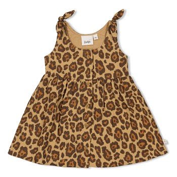 Summer Woven | panterprint jurkje | Feetje - Feetje - wonder & melon