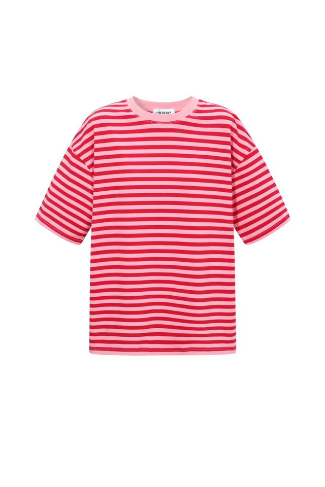 T-shirt Stripe | Pink - Red - wonder & melon - wonder & melon