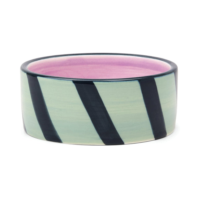 The Izzy Wine Coaster | Blue & Green Stripe | Here’s How - Here’s How - wonder & melon