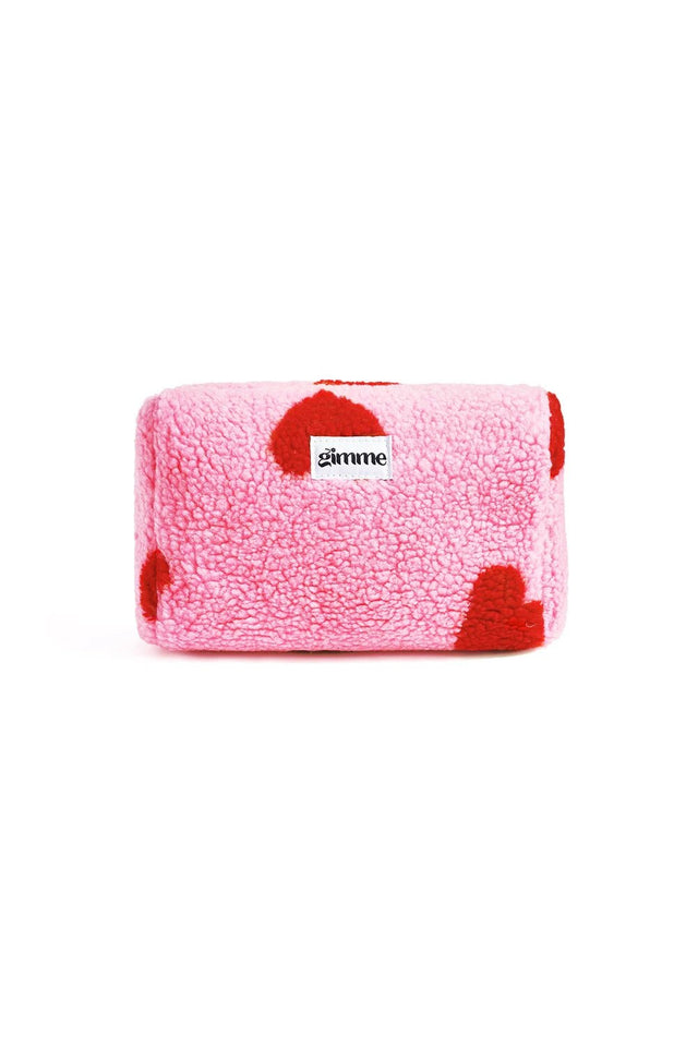 Toilettas | Boucle | Pink heart - wonder & melon - wonder & melon