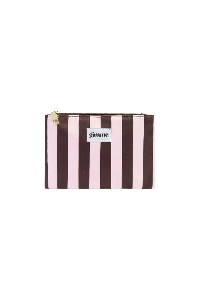 Toilettas | Stripe | Brown - Pink - wonder & melon - wonder & melon