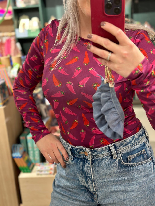 Top | Hot Pepper | Prugna - wonder & melon - wonder & melon