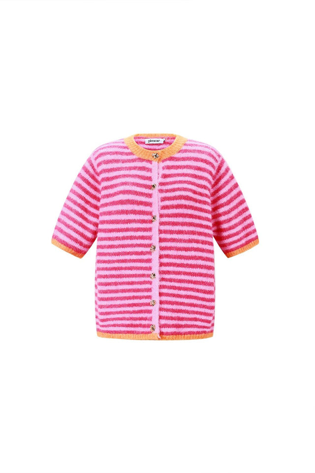 Vest Stripe | Pink - Red - wonder & melon - wonder & melon