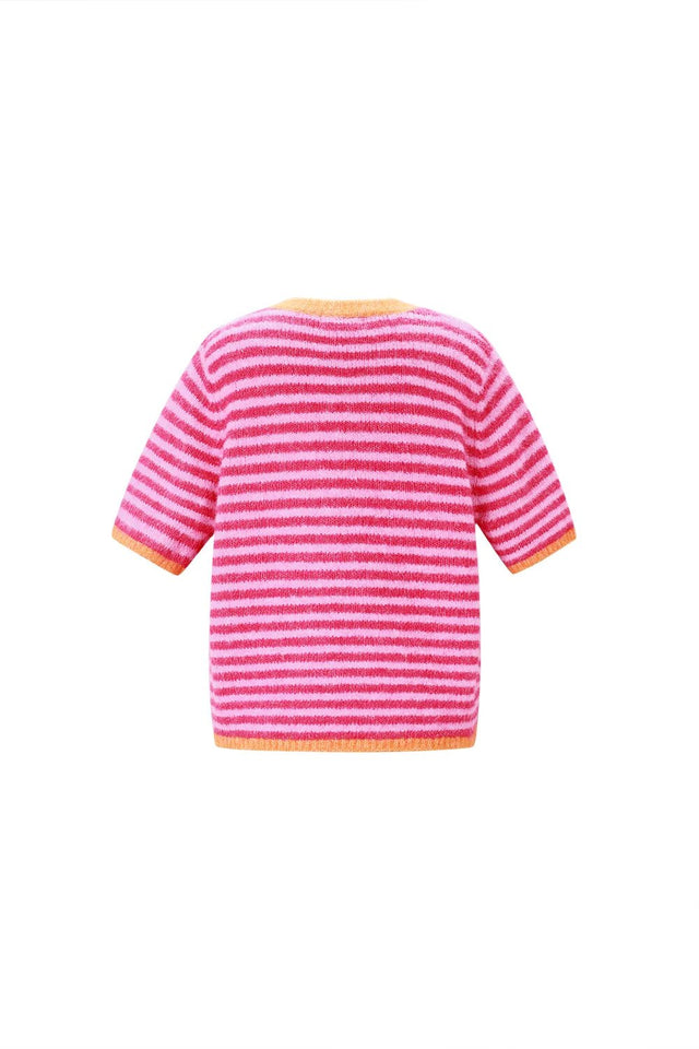 Vest Stripe | Pink - Red - wonder & melon - wonder & melon