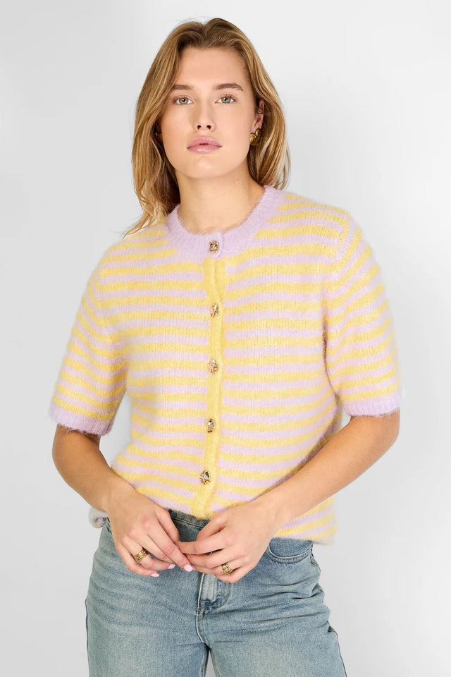 Vest Stripe | Purple - Yellow - wonder & melon - wonder & melon