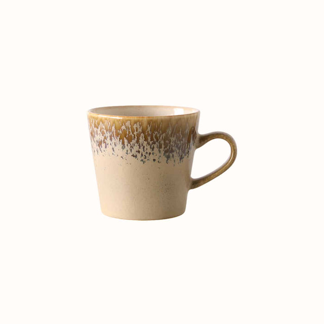 70s ceramics cappuccino mok bark - HKliving - wonder & melon