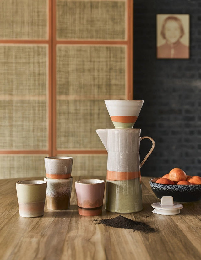 70s ceramics coffee mok Mars - HKliving - wonder & melon