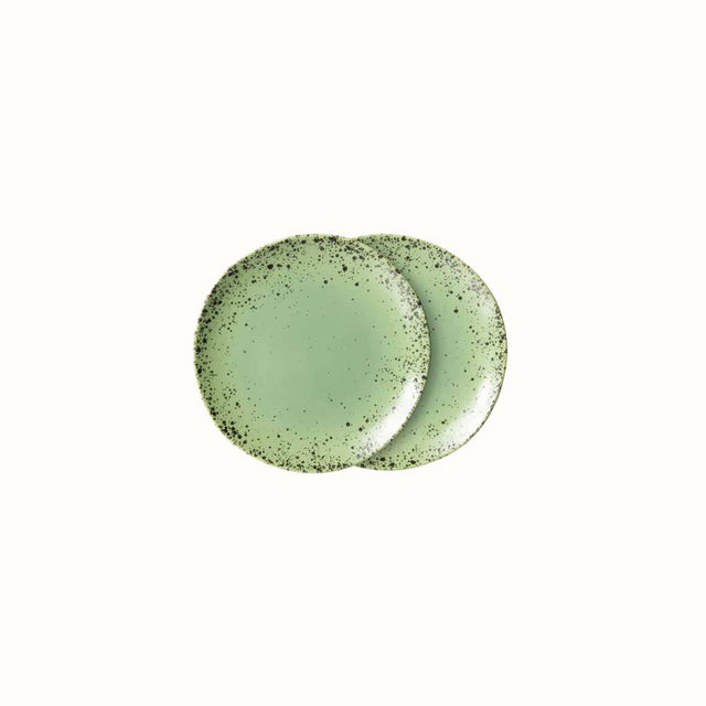 70s ceramics dessert bord kiwi - HKliving - wonder & melon