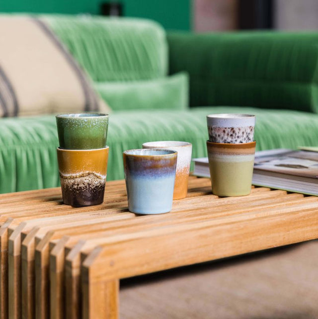 70s ceramics koffie mok fire - HKliving - wonder & melon