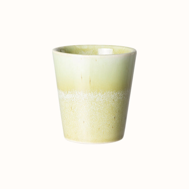 70s ceramics ristretto mok | geel groen - HKliving - wonder & melon